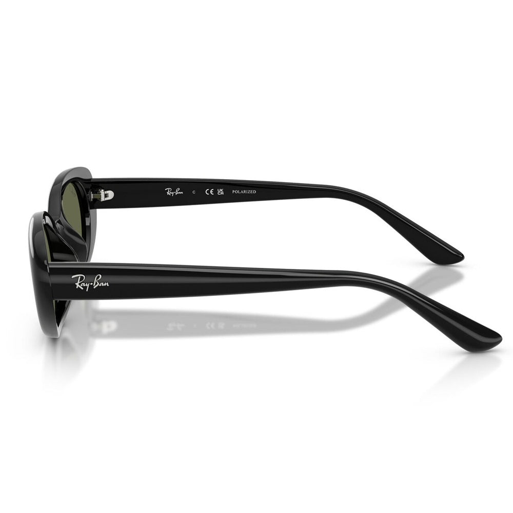 Ray-Ban 4441D Polarised Black Dark Green RB4441D 66779A (53)