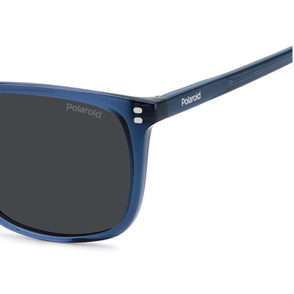 Polaroid 4202/S/X Polarised Blue Grey PLD 4202/S/X PJP M9 (55)