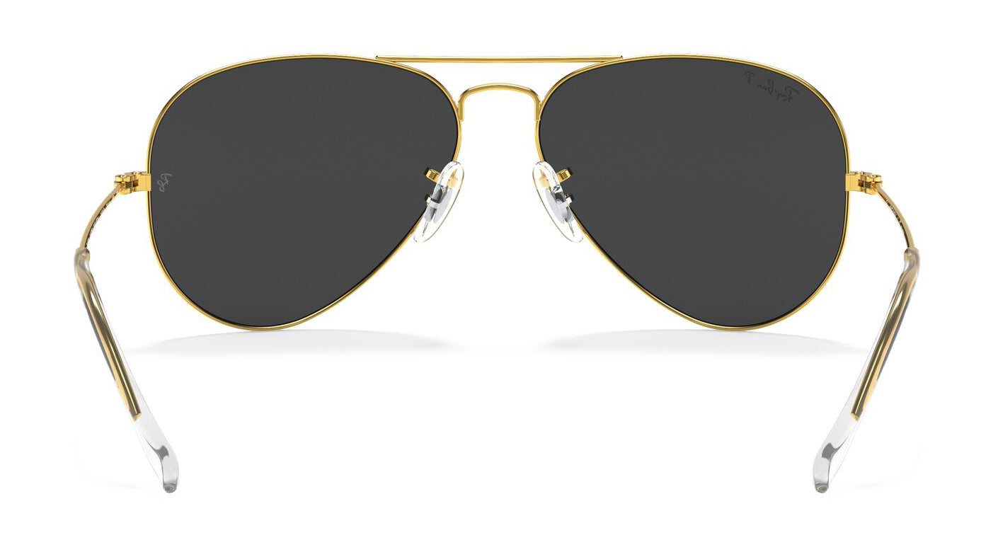 Ray-Ban Aviator 3025 Polarised Gold Black RB3025 919648 (58)