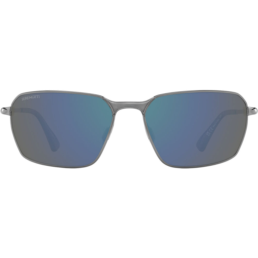 Serengeti Shelton Photochromic Polarised Gunmetal 555nm Green/ Blue Mirror SS547008 (64)
