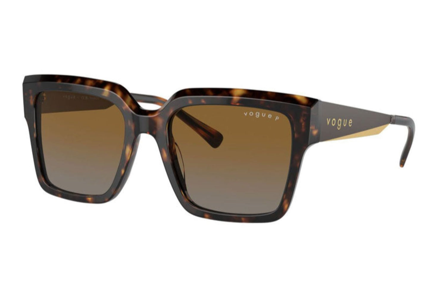 Vogue 5553S Polarised Dark Havana  Brown Gradient (5553S W656T5)