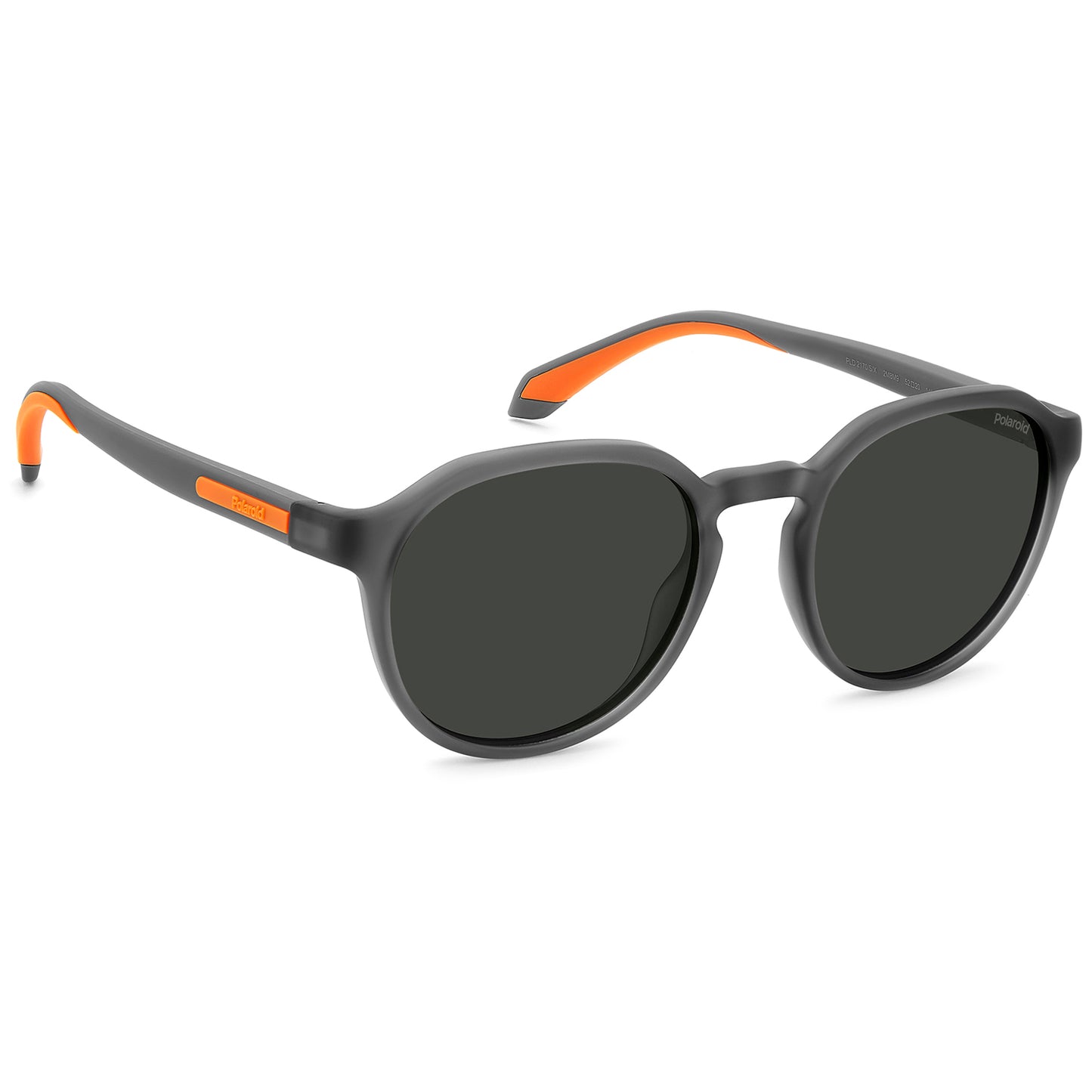 Polaroid 2170/S/X Polarised Matte Grey/Orange Grey PLD 2170/S/X 2M8 M9 (52)