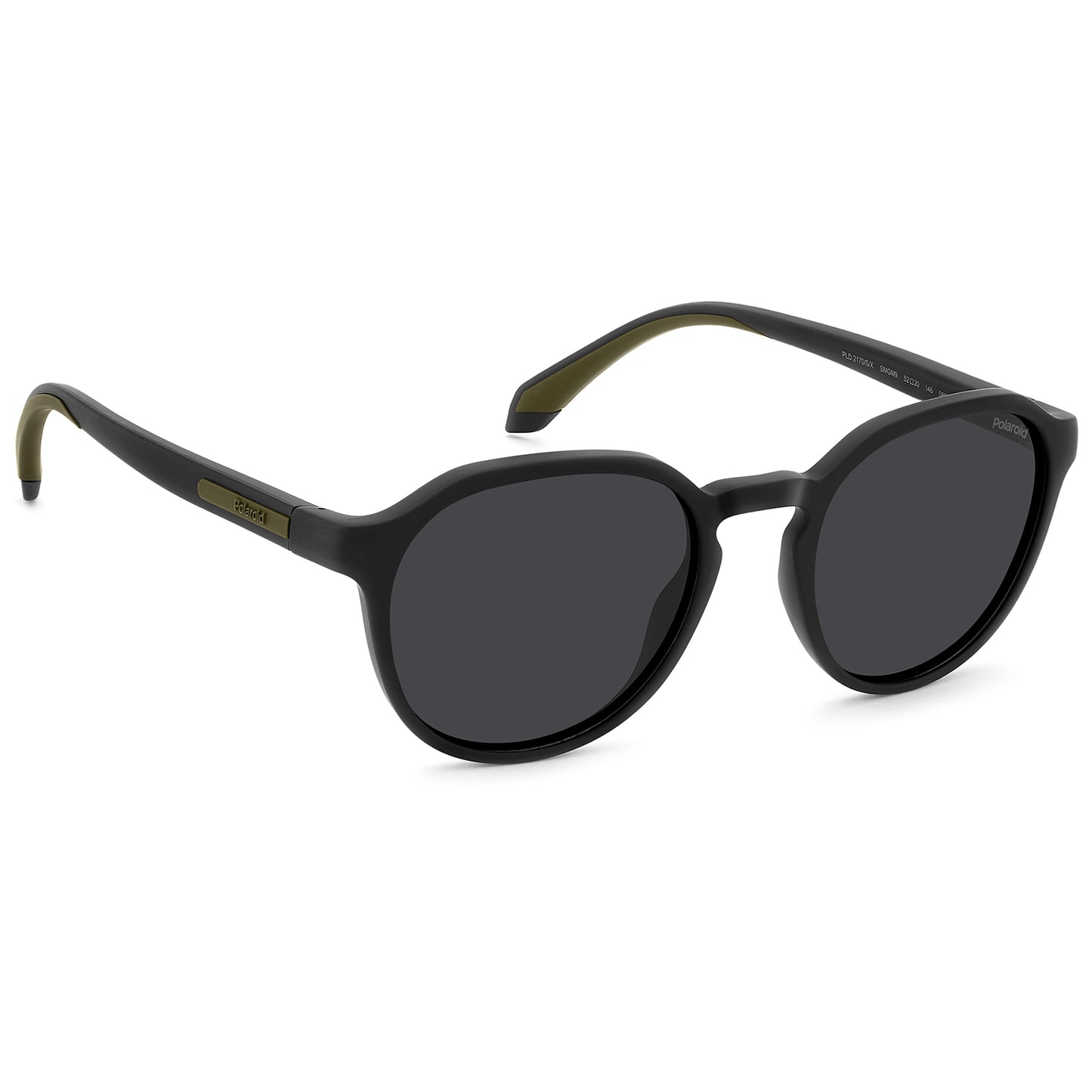 Polaroid 2170/S/X Polarised Matte Black/Khaki Grey PLD 2170/S/X SMG M9 (52)