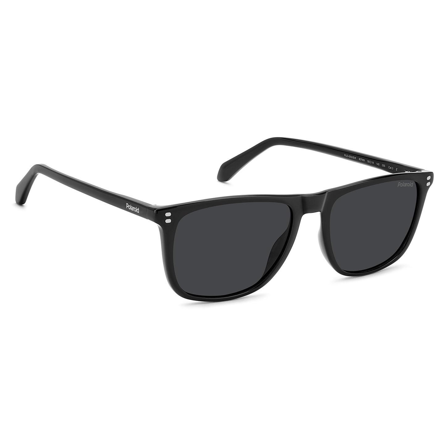 Polaroid 4202/S/X Polarised Black Grey PLD 4202/S/X 807 M9 (55)