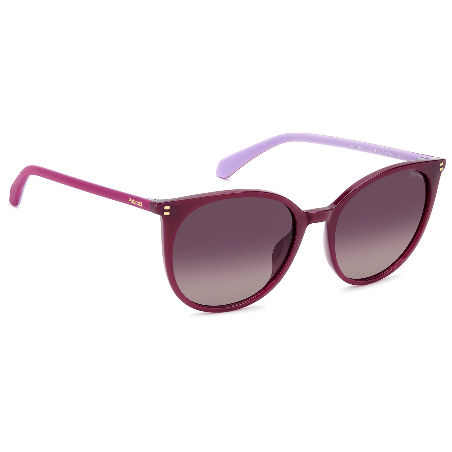 Polaroid 4208/S/X Polarised Plum Burgundy PLD 4208/S/X 0T7 JR (55)