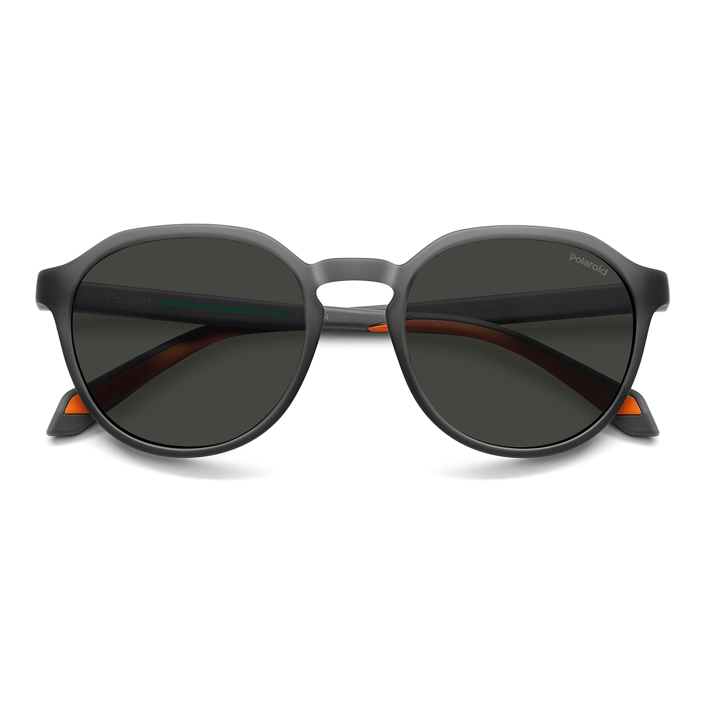 Polaroid 2170/S/X Polarised Matte Grey/Orange Grey PLD 2170/S/X 2M8 M9 (52)