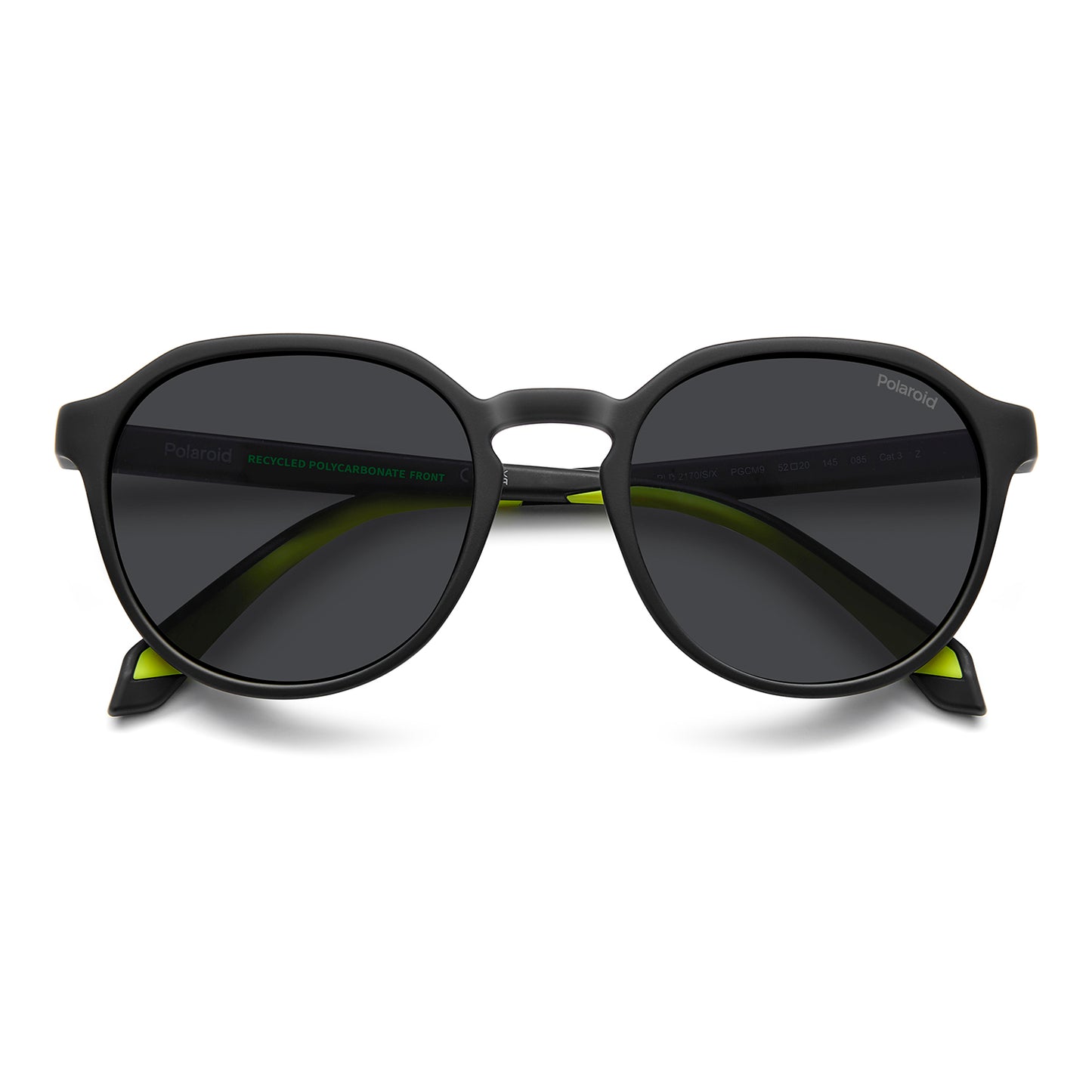 Polaroid 2170/S/X Polarised Matte Black/Yellow Grey PLD 2170/S/X PGC M9 (52)