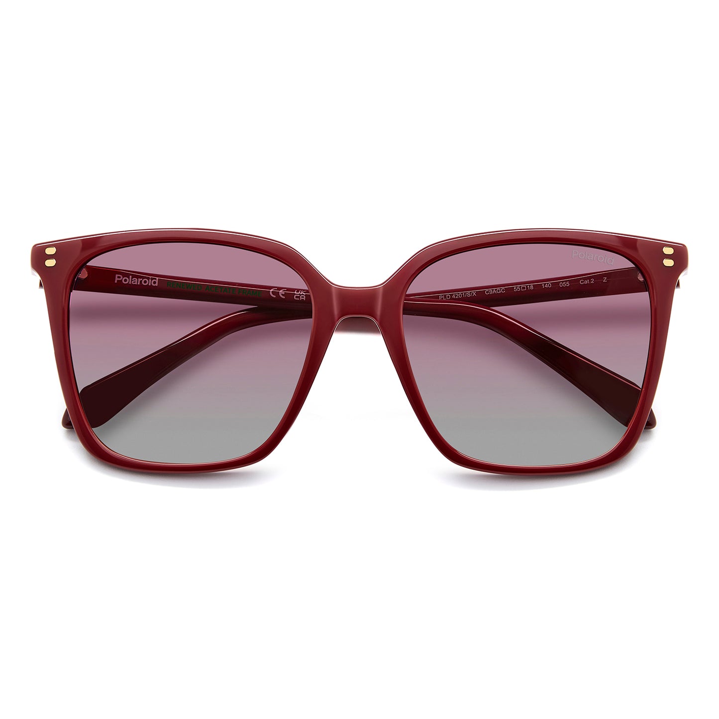 Polaroid 4201/S/X Polarised Red Red Gradient PLD 4201/S/X C9A GC (55)