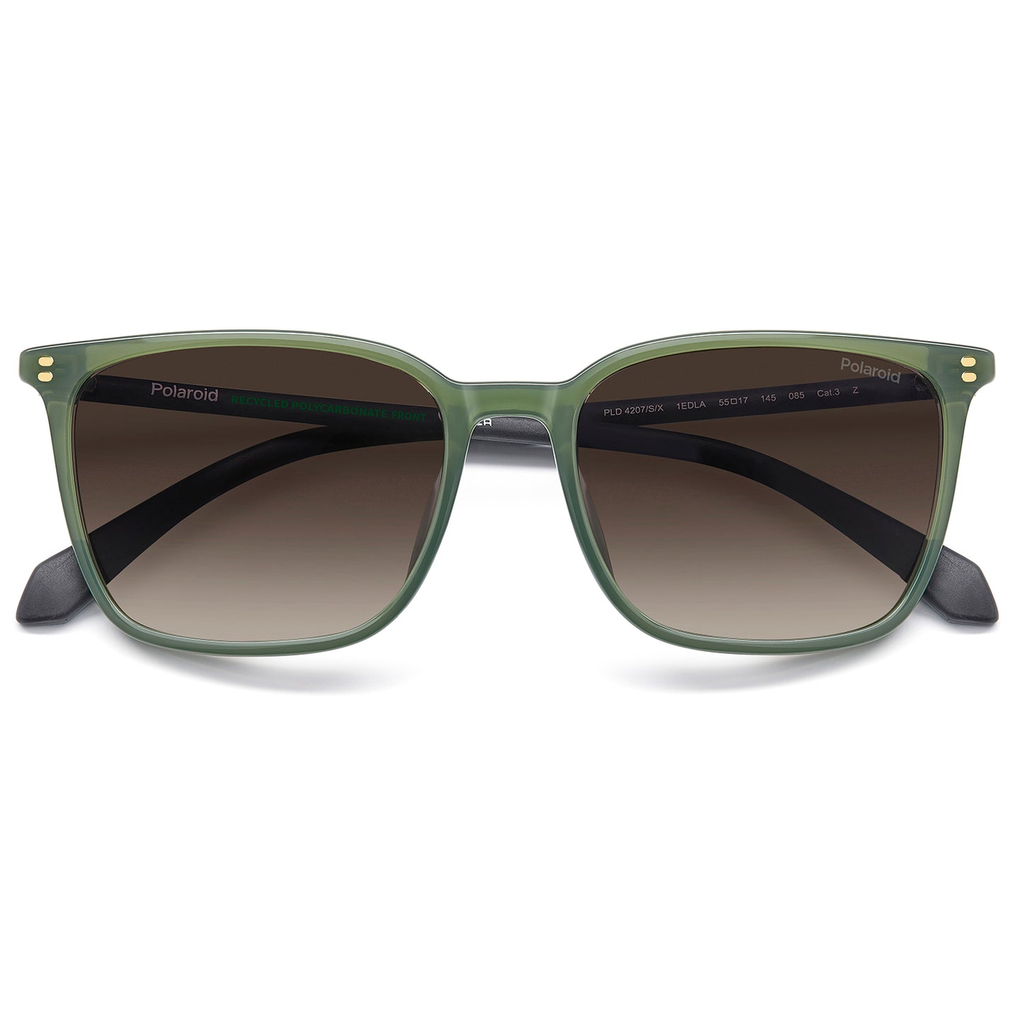 Polaroid 4207/S/X Polarised Green Brown Gradient PLD 4207/S/X 1ED LA (55)