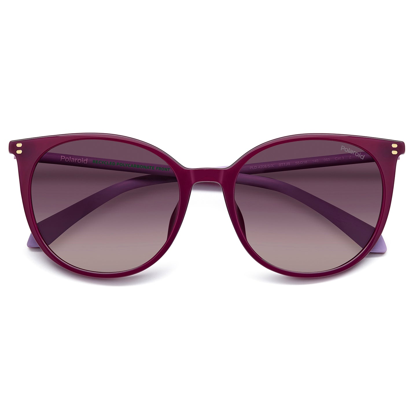 Polaroid 4208/S/X Polarised Plum Burgundy PLD 4208/S/X 0T7 JR (55)