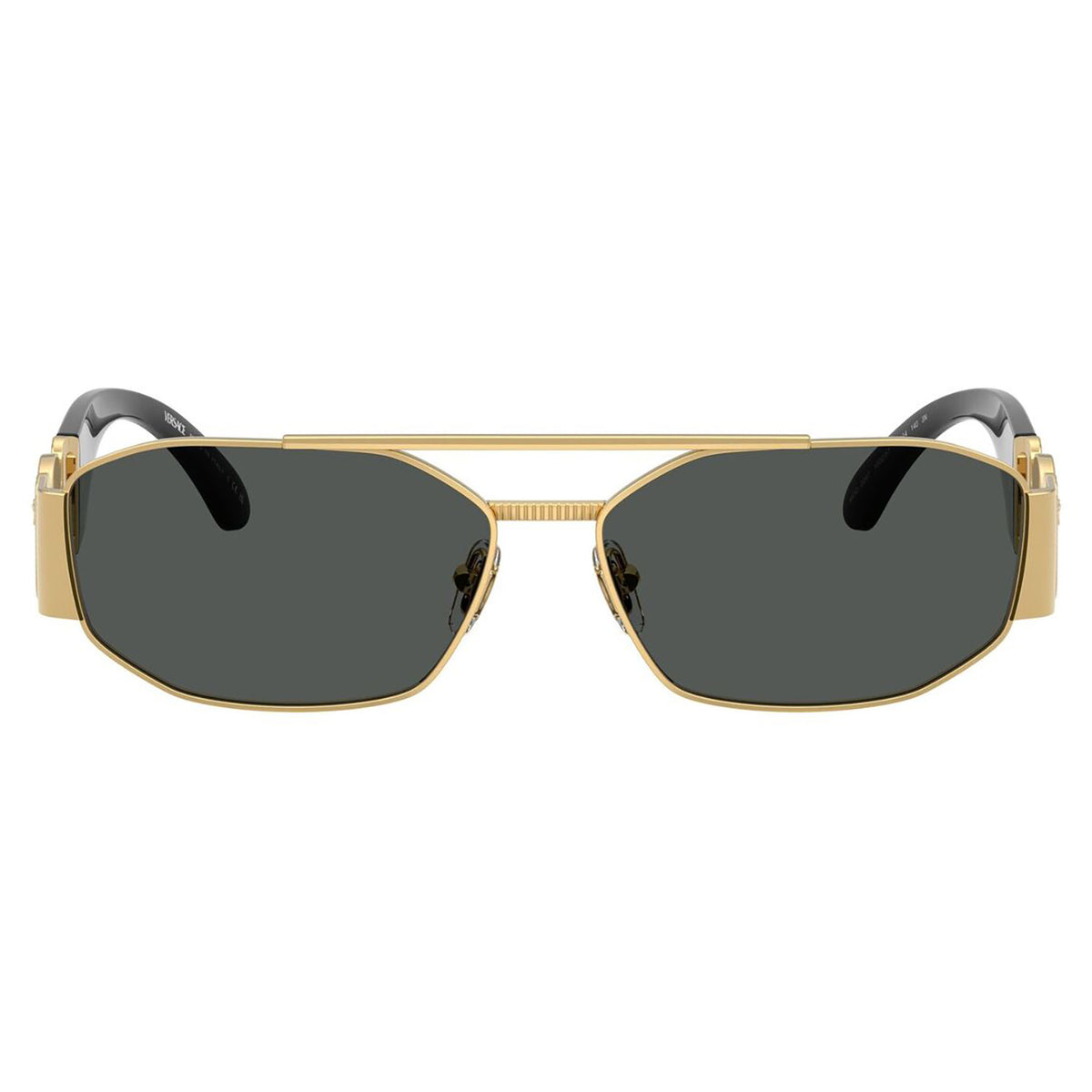 Versace 2287 Gold Dark Grey VE2287 100287 (58)