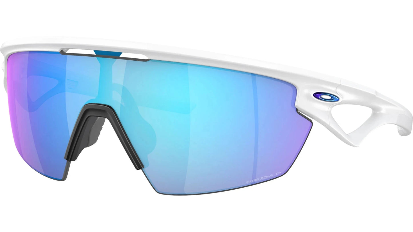 Oakley Sphaera Polarised Matte White Prizm Sapphire (9403 02)