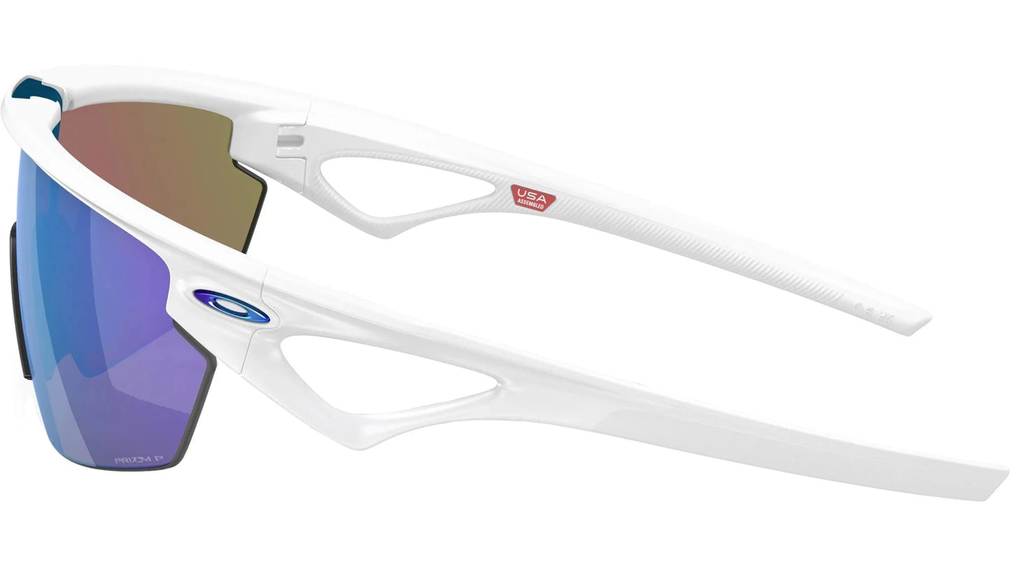 Oakley Sphaera Polarised Matte White Prizm Sapphire (9403 02)