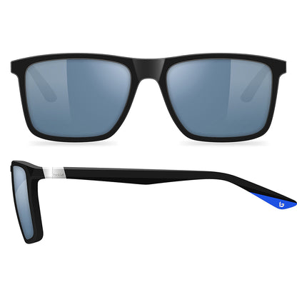 Bolle Nerox Origo Polarised Matte Black Blue Blue Gun BS176001 (52)