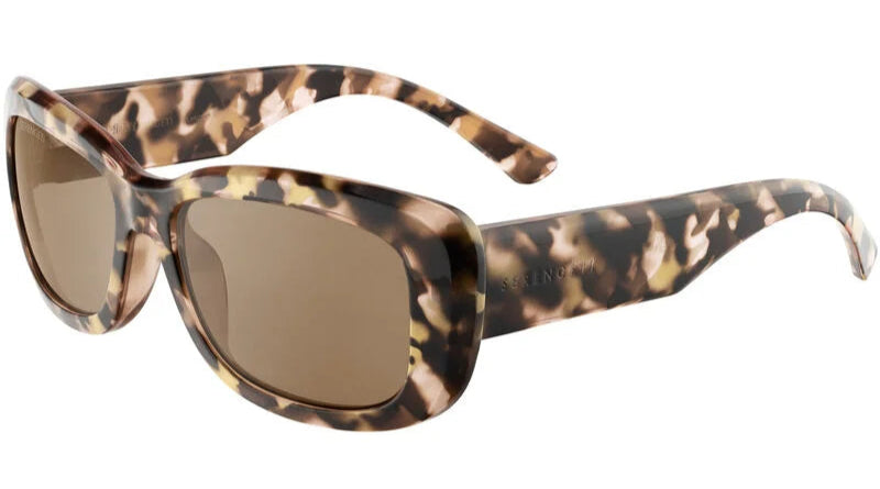 Serengeti Bianca Nova Polarised Shiny Tortoise Burgundy & Honey Glass Drivers (749003)