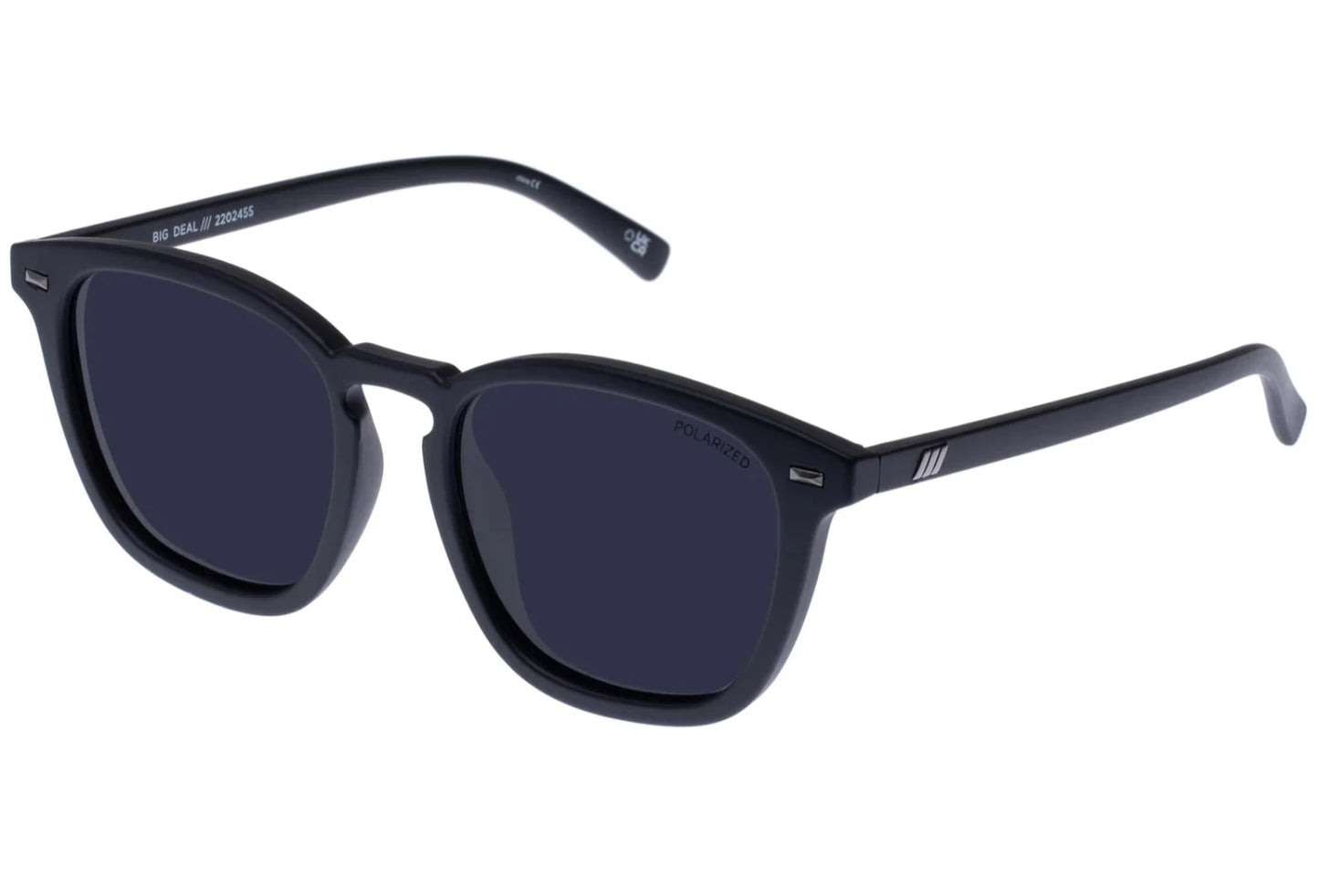 Le Specs Big Deal Polarised Matte Black Smoke (2202455)