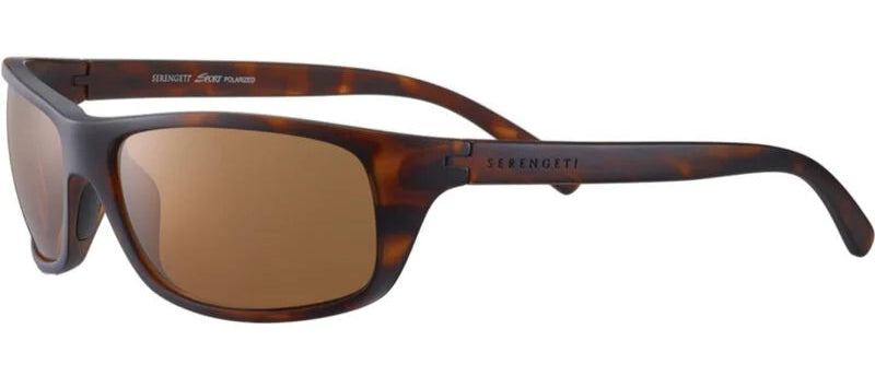Serengeti Bormio Polarised Matte Dark Tortoise Glass Drivers (009008)