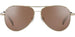 Serengeti Carrara XL Polarised Shiny Bold Gold Glass Drivers (757003)