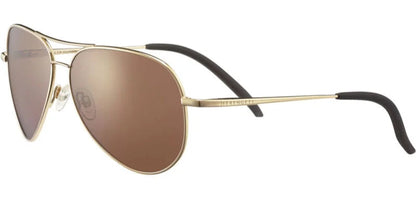 Serengeti Carrara XL Polarised Shiny Bold Gold Glass Drivers (757003)