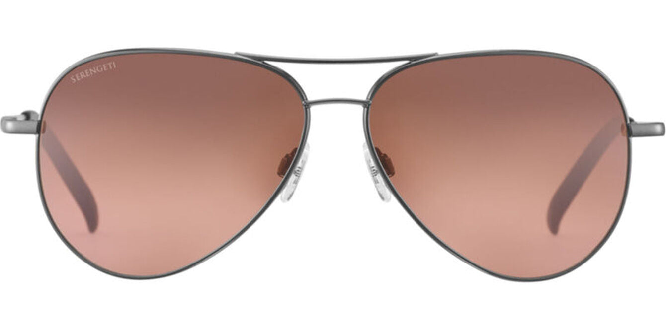 Serengeti Carrara XL Polarised Matte Dark Gunmetal Glass Drivers Gradient (757004)