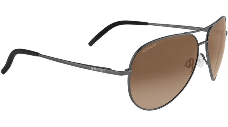 Serengeti Carrara XL Polarised Matte Dark Gunmetal Glass Drivers Gradient (757004)