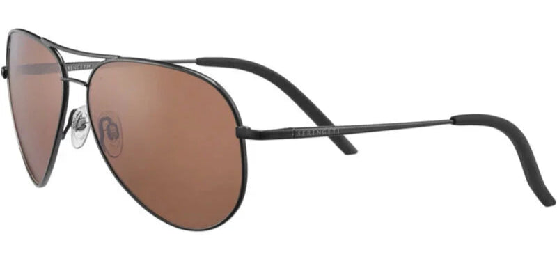 Serengeti Carrara XL Polarised Shiny Gunmetal Glass Drivers (757002)