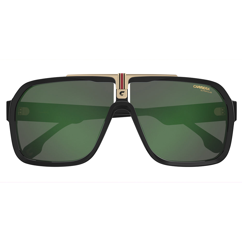 Carrera 1014 70th Anniversary Special Edition Polarised Black/Gold Green Mirror/Grey 1014/N/S 2M2 Q3 (64)