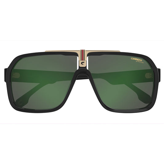 Carrera 1014 70th Anniversary Special Edition Polarised Black/Gold Green Mirror/Grey 1014/N/S 2M2 Q3 (64)