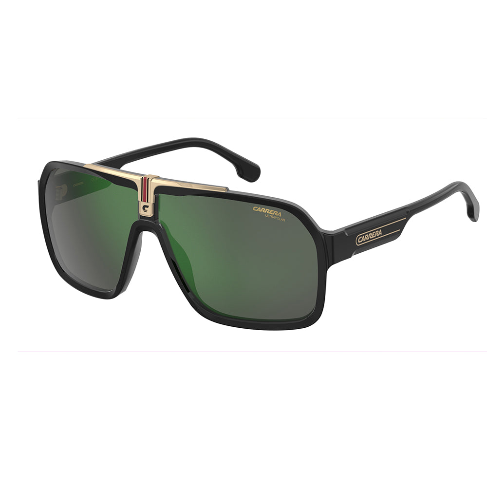Carrera 1014 70th Anniversary Special Edition Polarised Black/Gold Green Mirror/Grey 1014/N/S 2M2 Q3 (64)