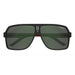 Carrera 27 70th Anniversary Special Edition Polarised Black/Red Green Mirror/Grey 27/N/S OIT Q3 (62)