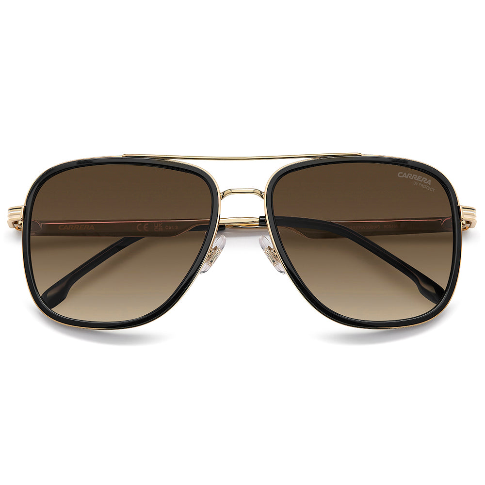 Carrera 3089/S Black/White Brown Gradient 3089/S 80S HA (58)