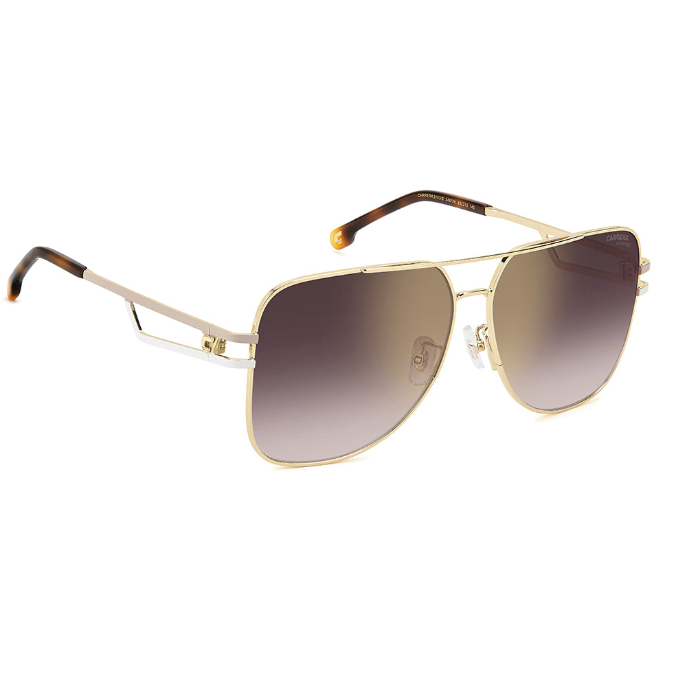 Carrera 3100/S Gold/Beige Burgundy Gradient/Gold Mirror 3100/S 24W YK (63)
