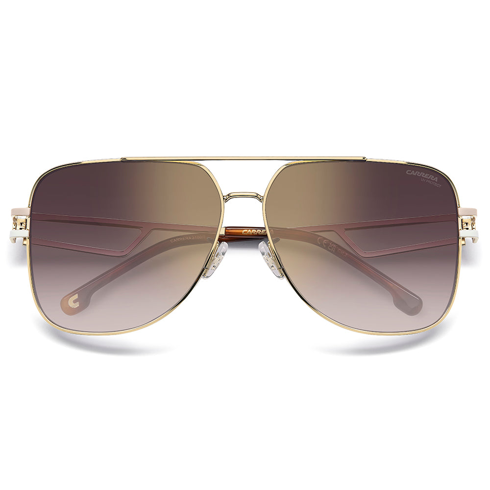 Carrera 3100/S Gold/Beige Burgundy Gradient/Gold Mirror 3100/S 24W YK (63)