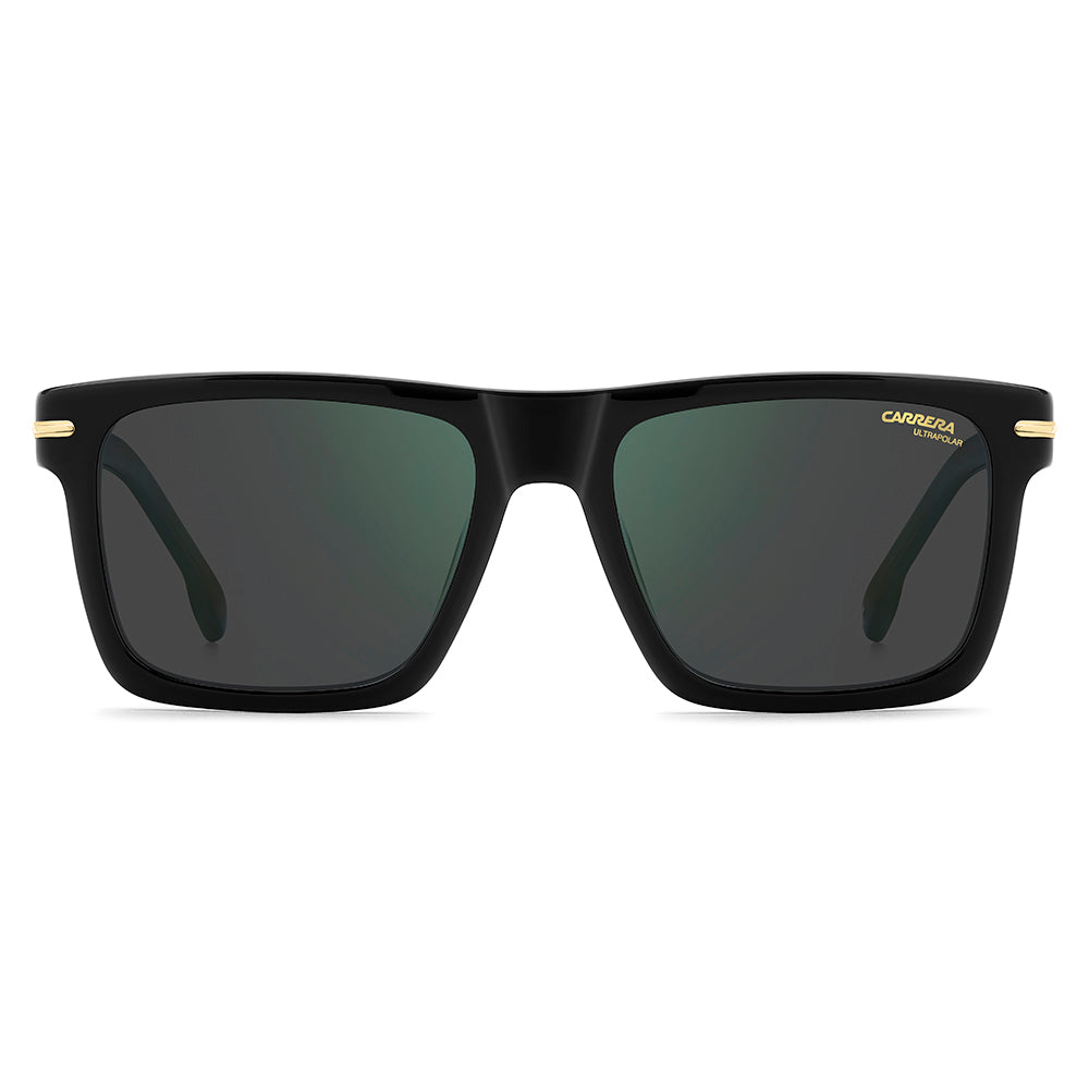 Carrera 378/S Polarised Black Green Mirror/Grey 378/S 807 Q3 (55)