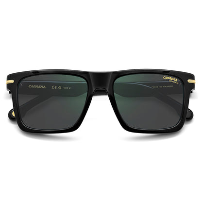 Carrera 378/S Polarised Black Green Mirror/Grey 378/S 807 Q3 (55)