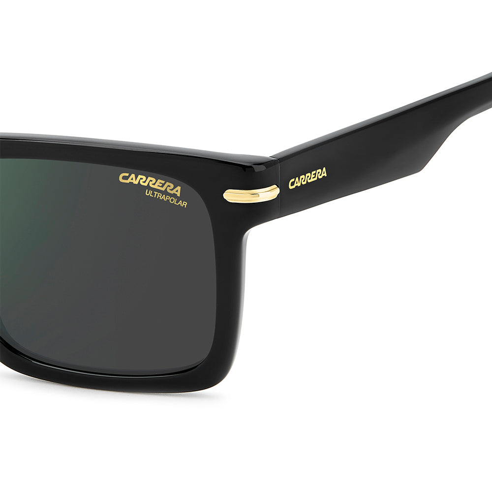 Carrera 378/S Polarised Black Green Mirror/Grey 378/S 807 Q3 (55)