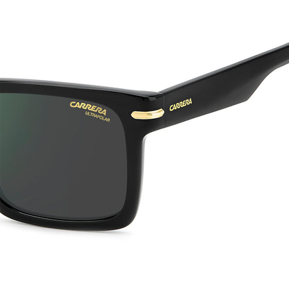 Carrera 378/S Polarised Black Green Mirror/Grey 378/S 807 Q3 (55)