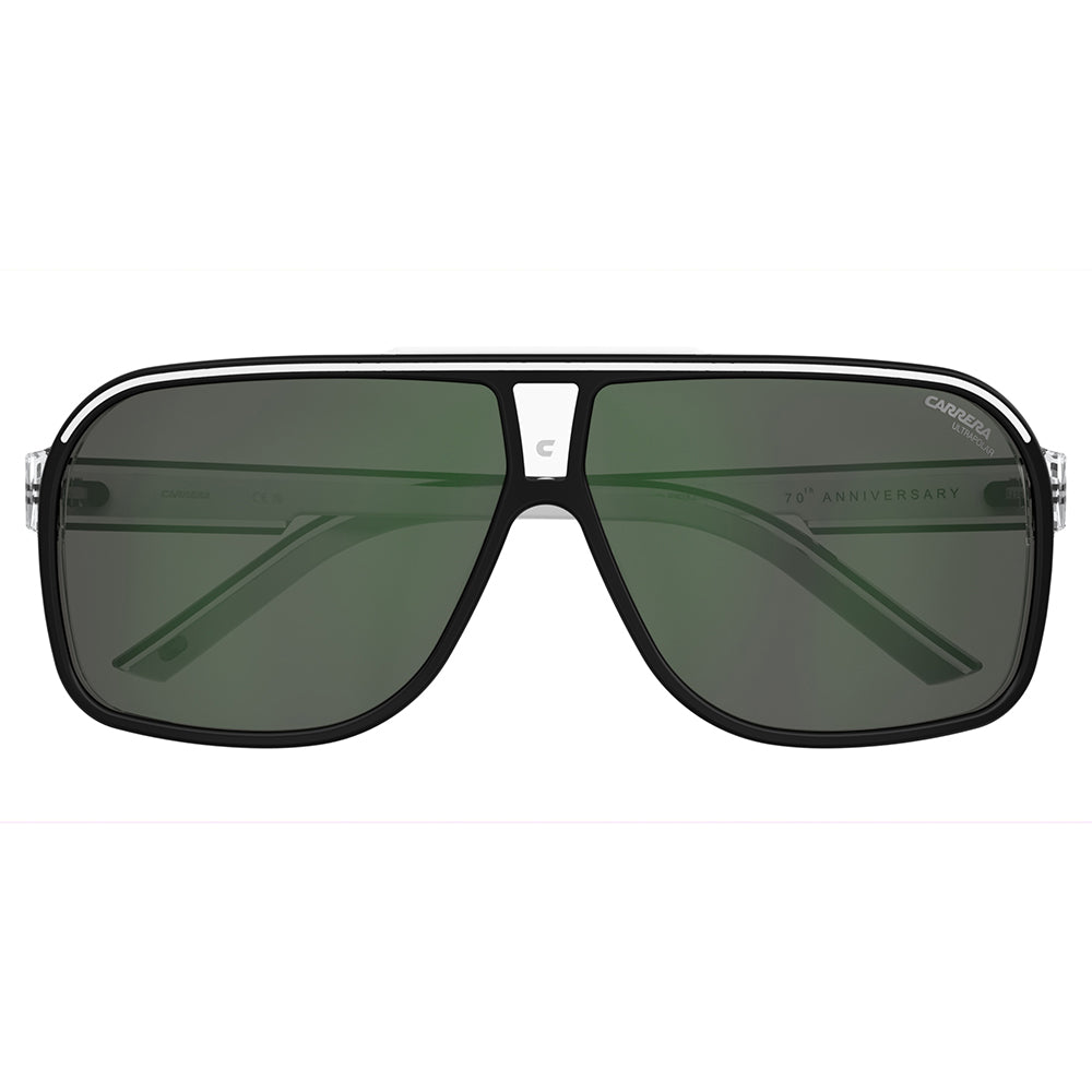 Carrera Grand Prix 2 70th Anniversary Special Edition Polarised Black/White Green Mirror/Grey Grand Prix 2/N/S 80S Q3 (64)