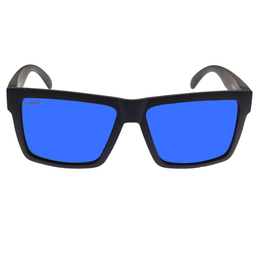Oxide Cosmos Polarised Matte Black Blue Mirror (56)