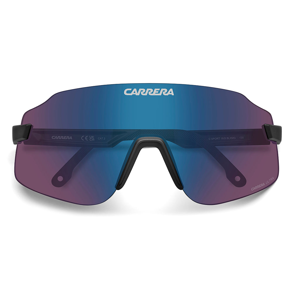 Carrera C Sport 16/S Matte Black/Red Violet/Blue Mirror C Sport 16/S BLX MG (99)
