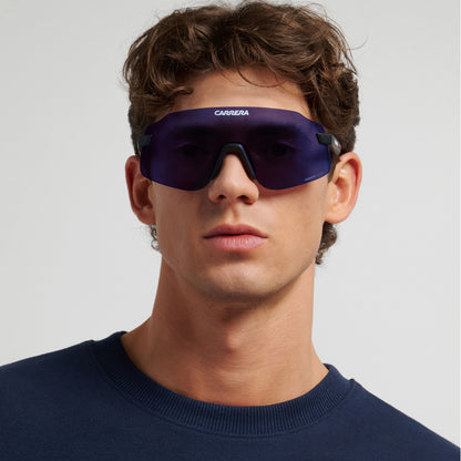 Carrera C Sport 16/S Matte Black/Red Violet/Blue Mirror C Sport 16/S BLX MG (99)