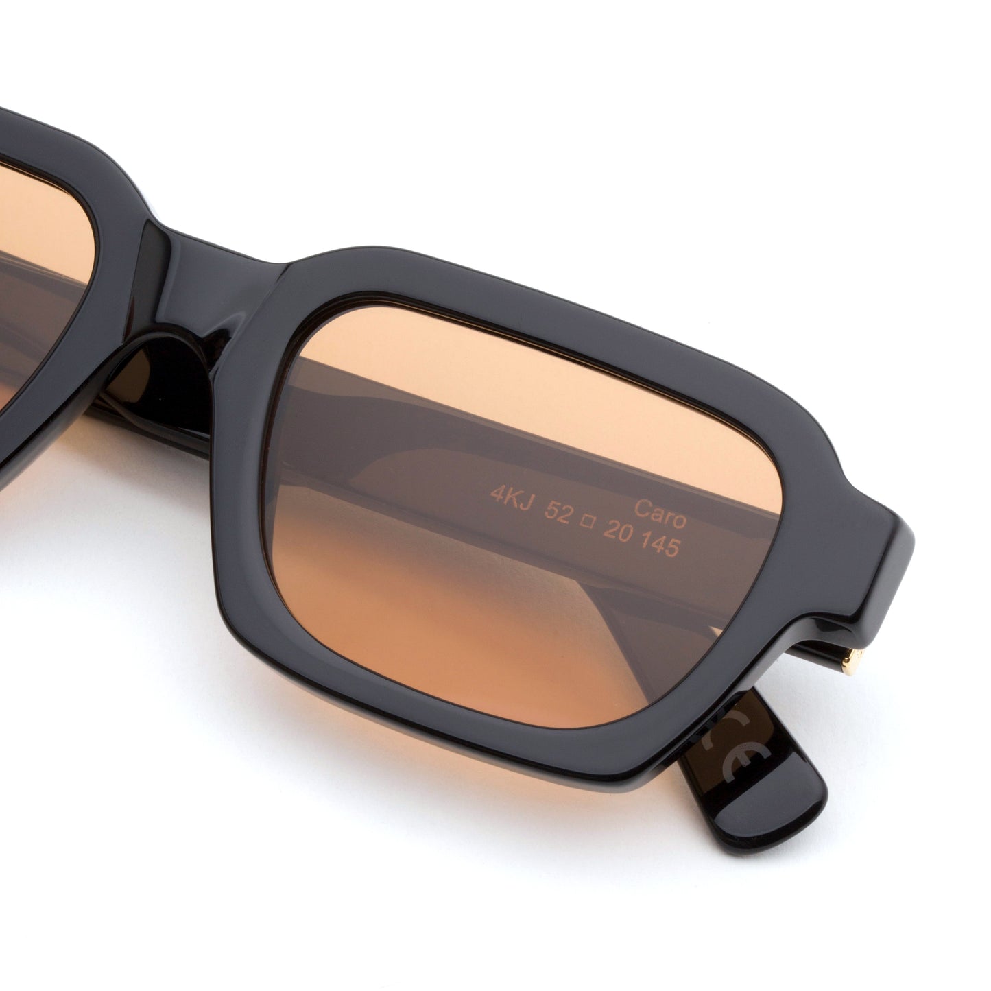 Retrosuperfuture Caro Refined | Black Orange RSF 4KJ (52)