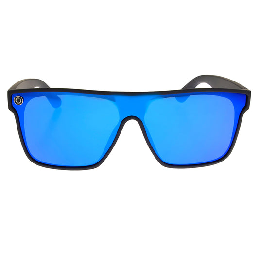 Oxide Galaxy Polarised Matte Black Blue Mirror (146)