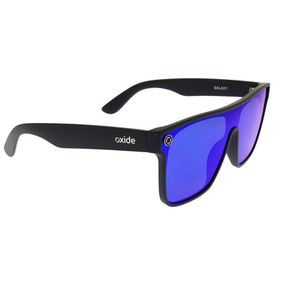 Oxide Galaxy Polarised Matte Black Blue Mirror (146)