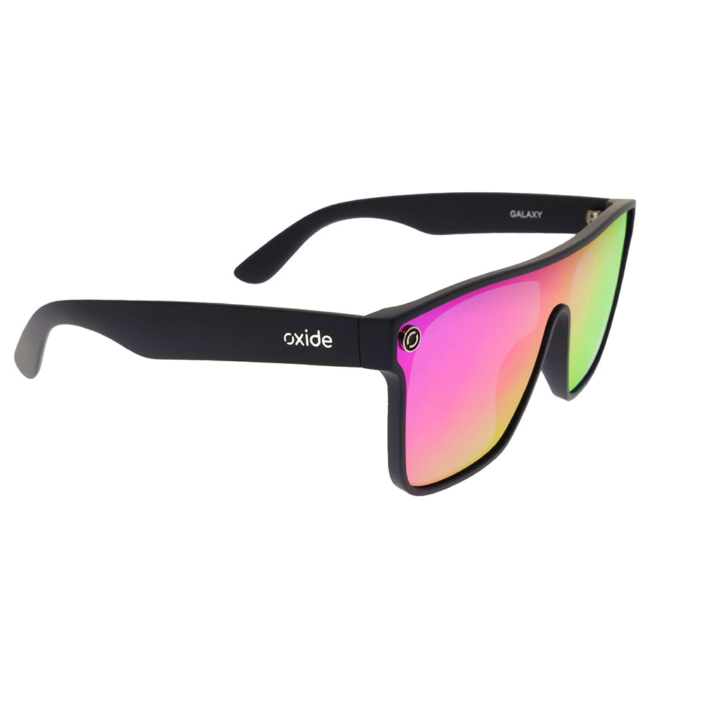 Oxide Galaxy Polarised Matte Black Blue/Purple Mirror (146)