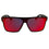 Oxide Galaxy Polarised Matte Black Red Mirror (146)