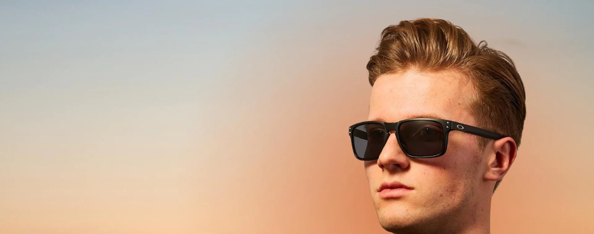 Man Wearing Oakley Sunglasses