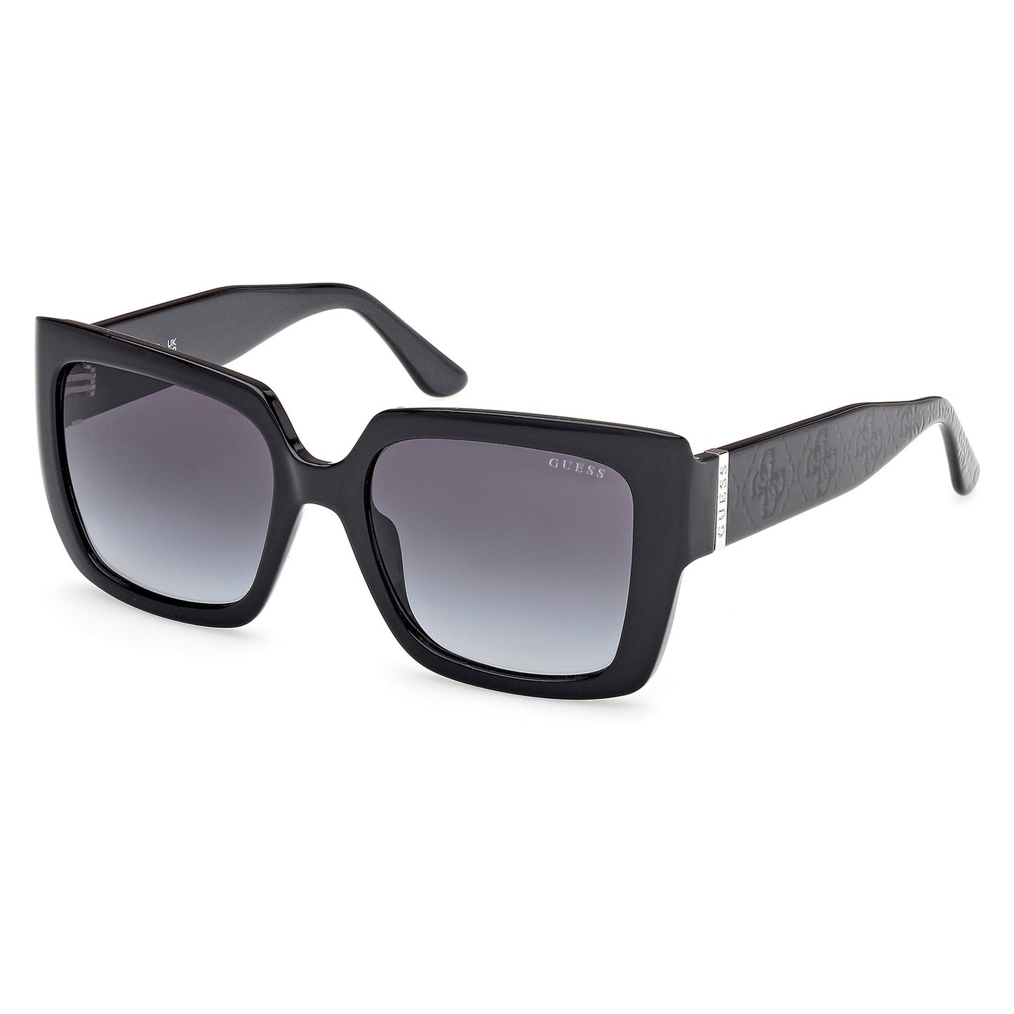 Guess 00200 Shiny Black w Black Pearl Smoke Gradient GU00200/S 01B (53)