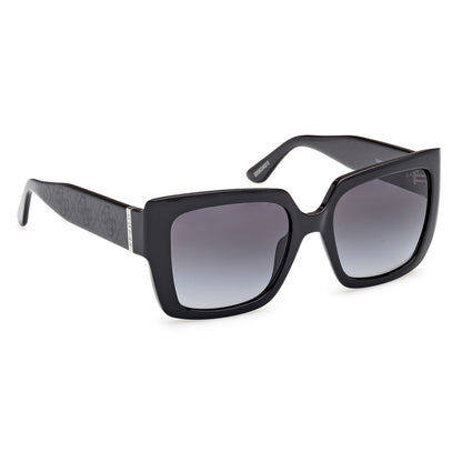 Guess 00200 Shiny Black w Black Pearl Smoke Gradient GU00200/S 01B (53)