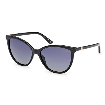 Guess 00256 Polarised Shiny Black Blue Gradient GU00256/S 01D (58)